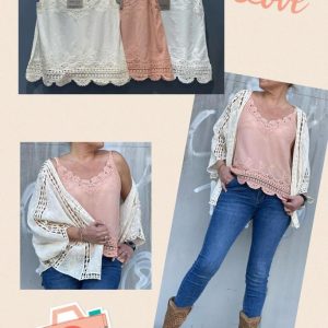 TOP DE TIRANTES BAJO CROCHET